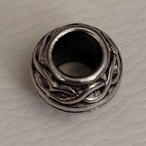 3/$30❤️Silver scroll spacers. OFF BRAND. Fits Pandora style bracelet 2 available - Picture 3 of 4